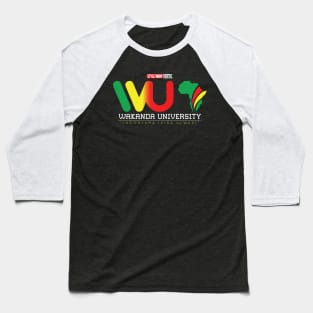 Wakanda University Campus Baseball T-Shirt